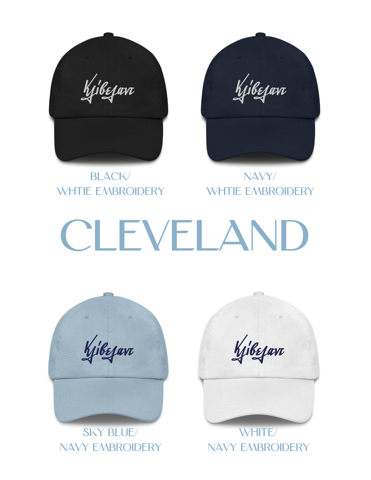 US Cities Embroidered Hat