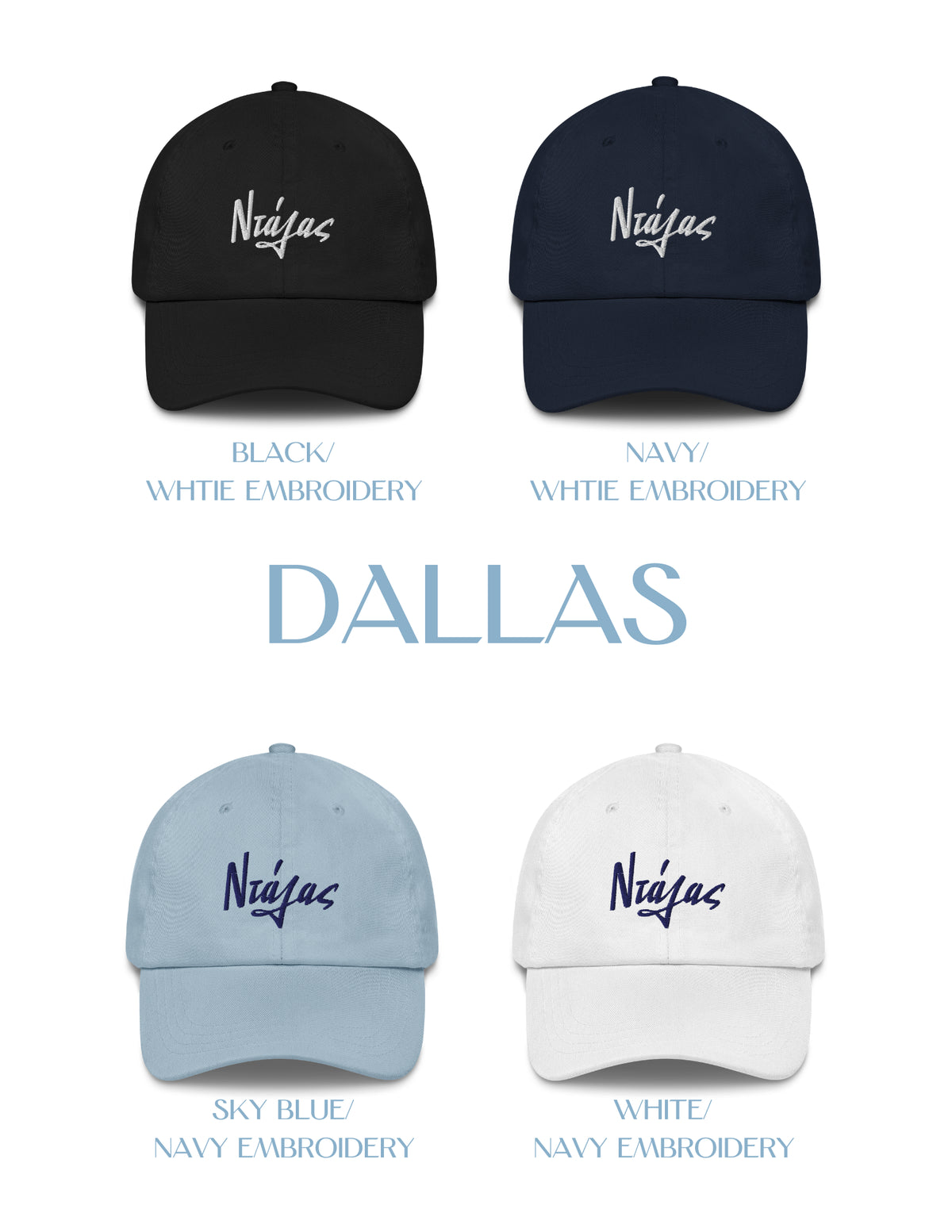 US Cities Embroidered Hat