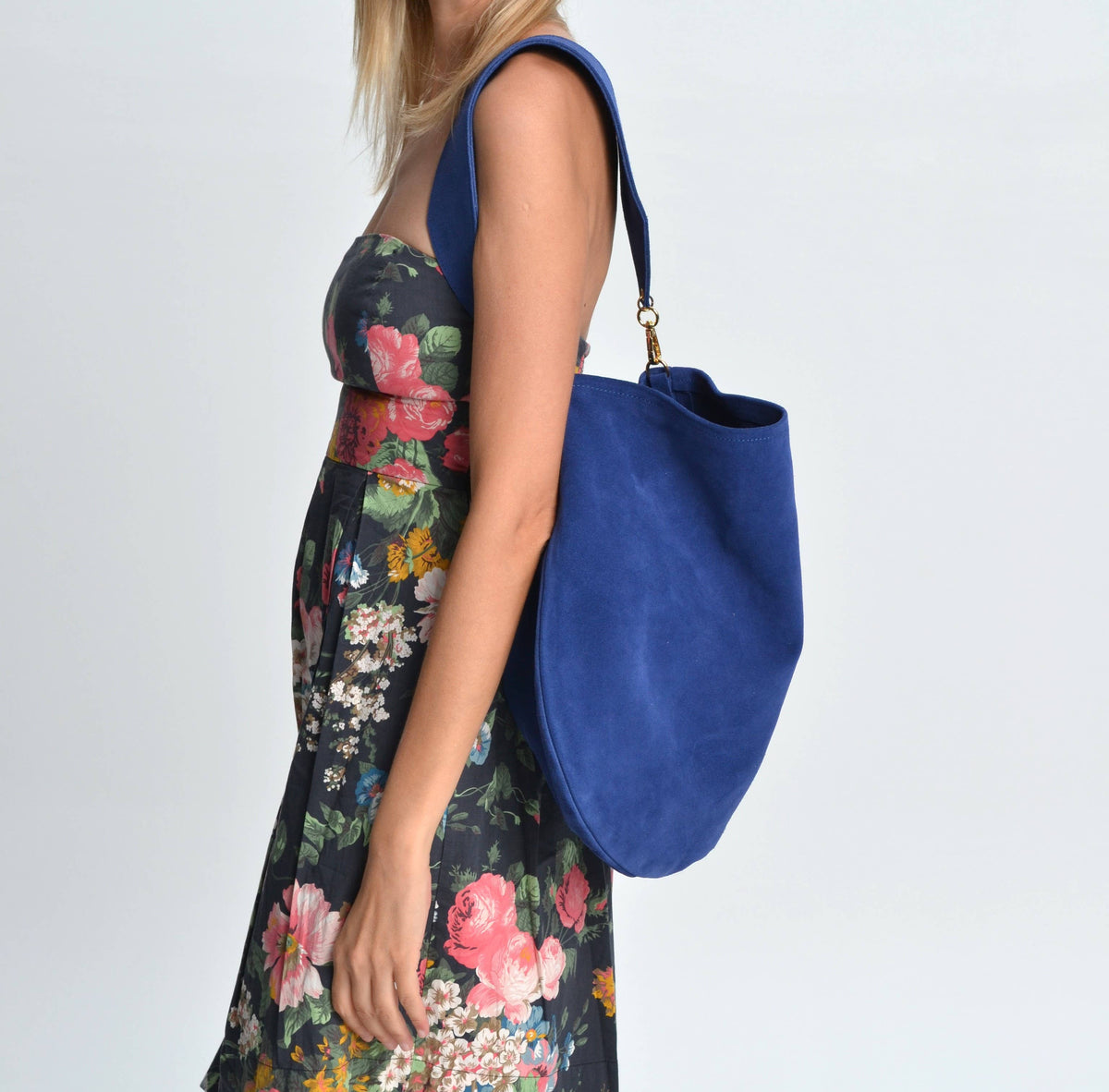 Anna Hobo Bag - Electric Blue
