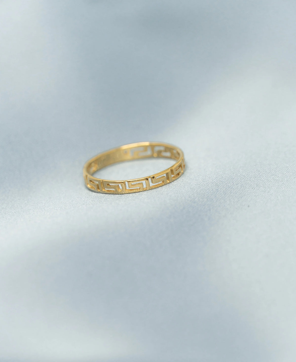 Meandros Skinny Ring