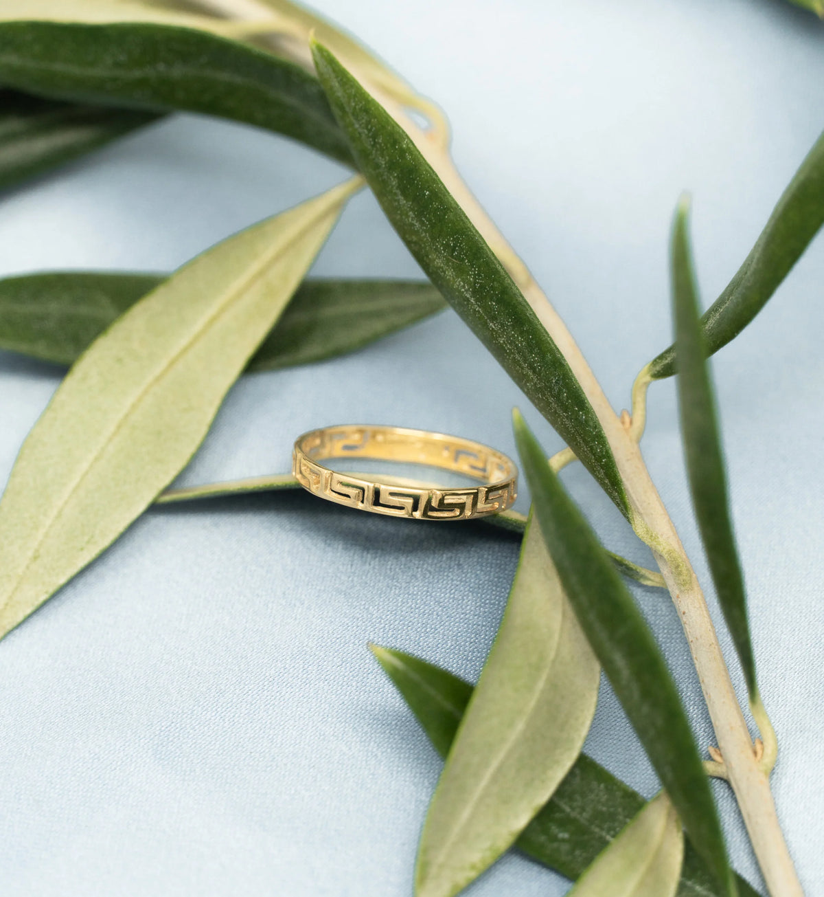 Meandros Skinny Ring