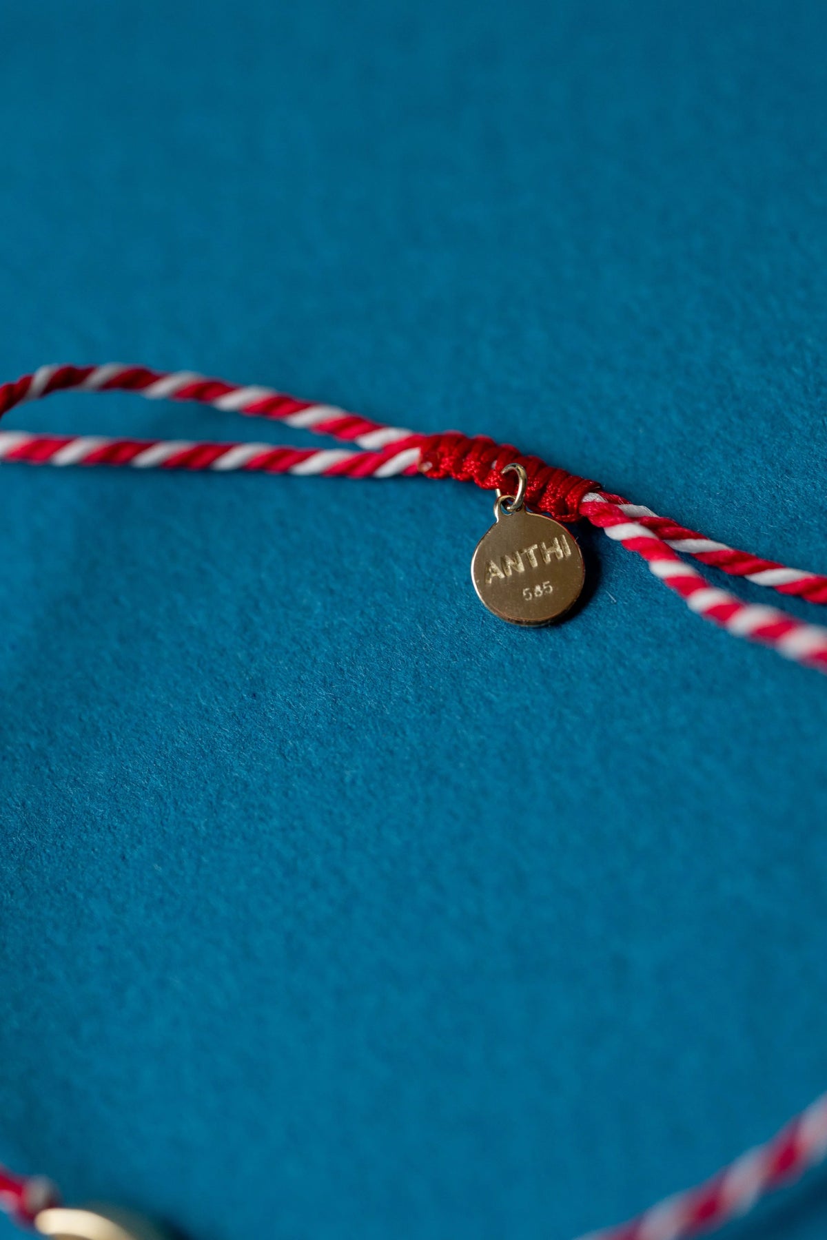 Solid Gold Evil Eye March Bracelet
