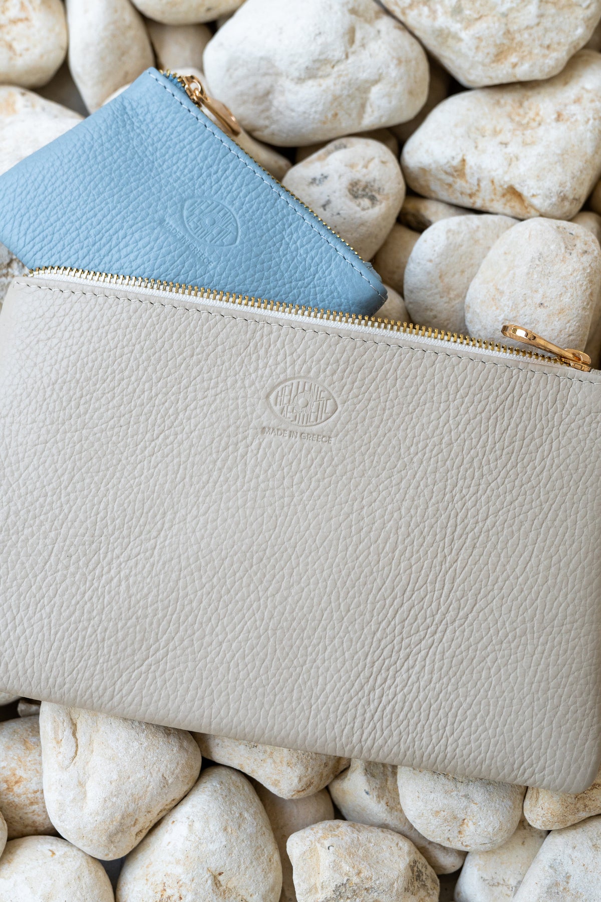 Small Leather Zipper Pouch