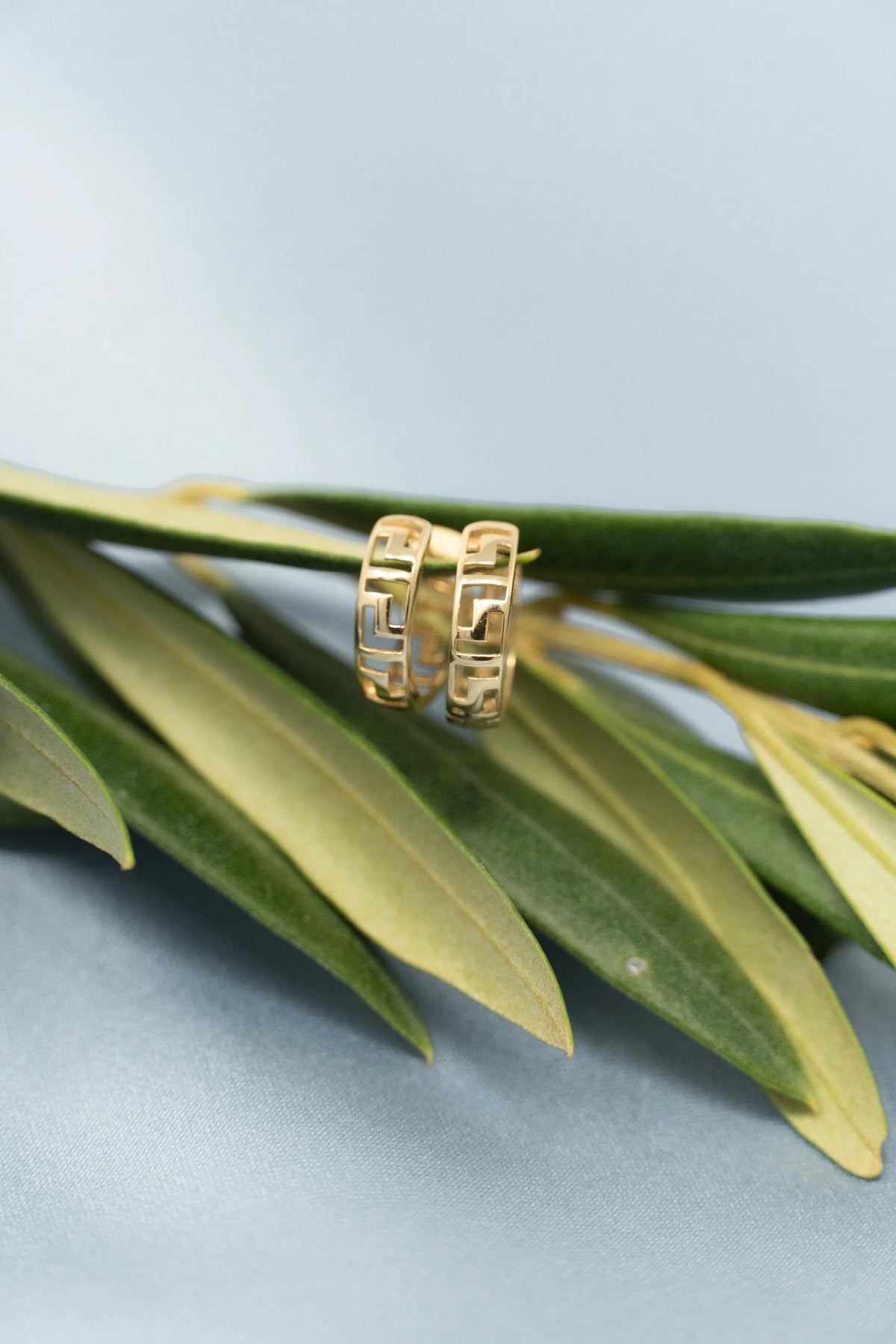 Meandros Mini Hoop Earrings