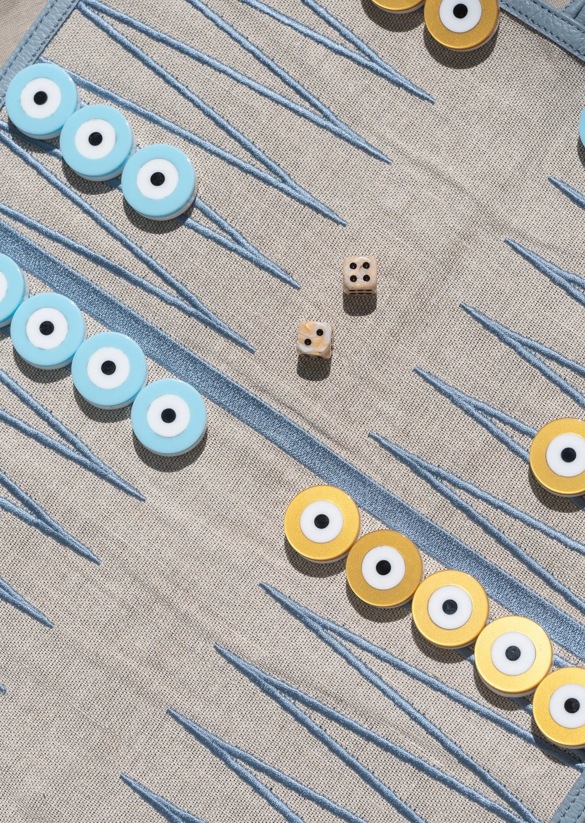 Hellenic Aesthetic Travel Backgammon Board