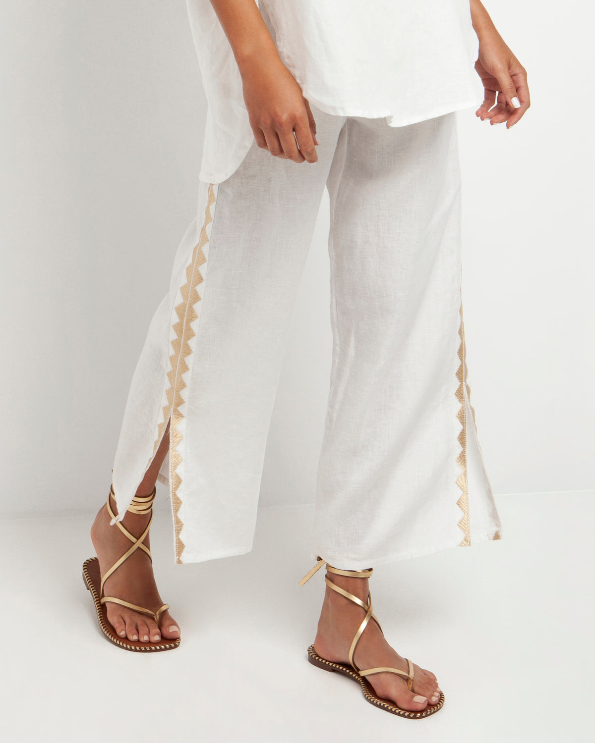 Linen Delta Pants