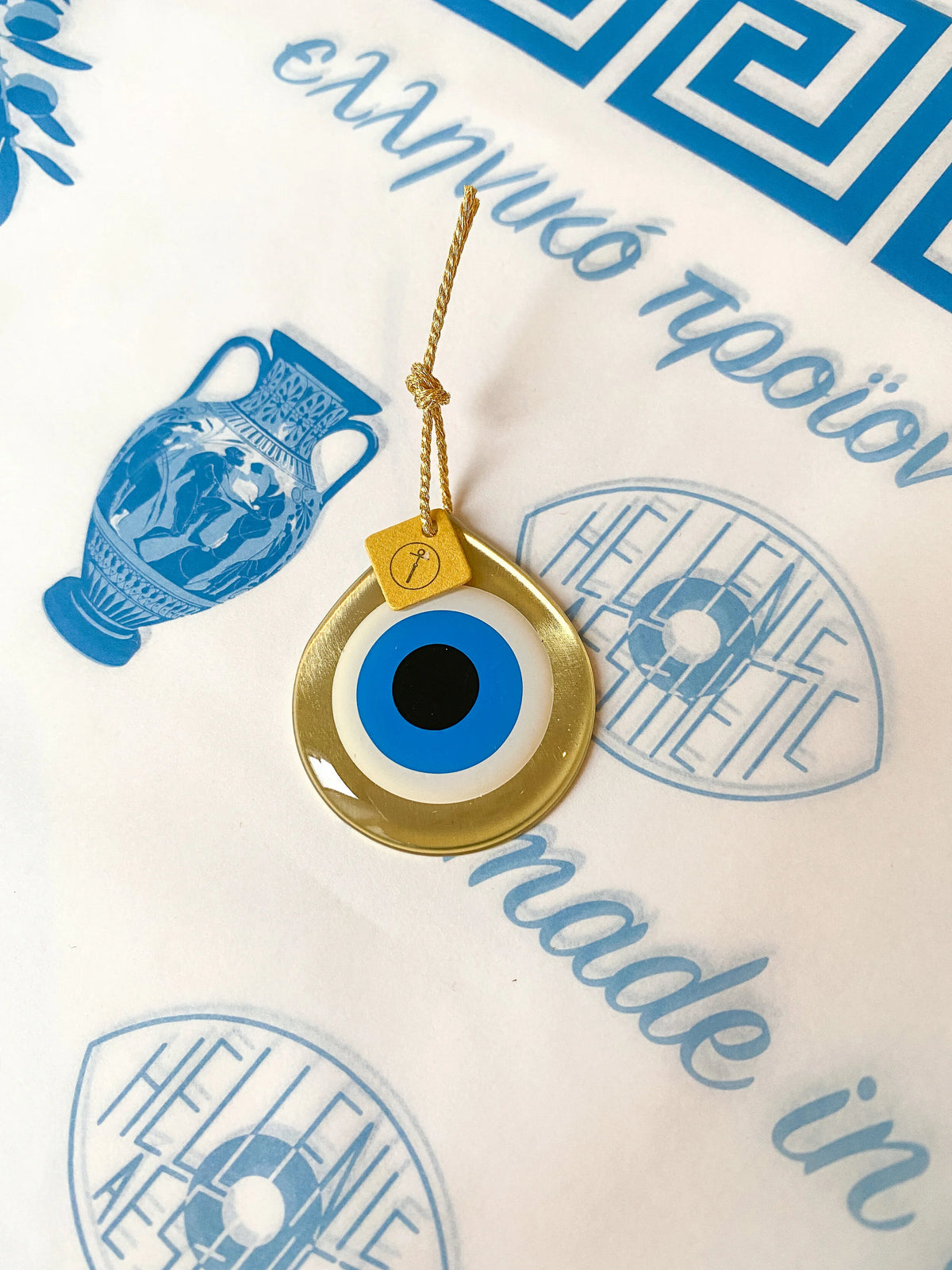 Round Evil Eye Charm - Small