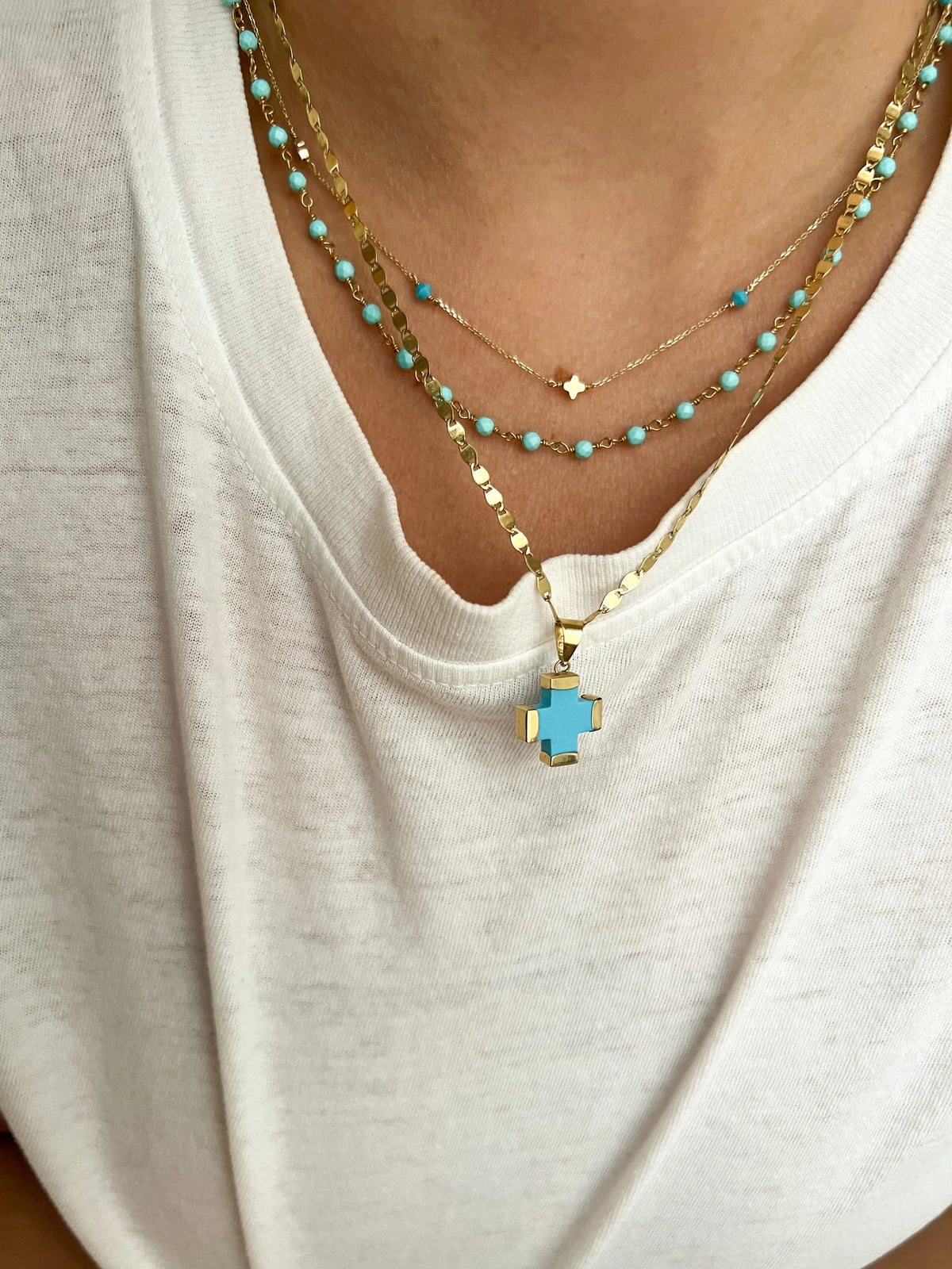 Anthos Necklace - Turquoise