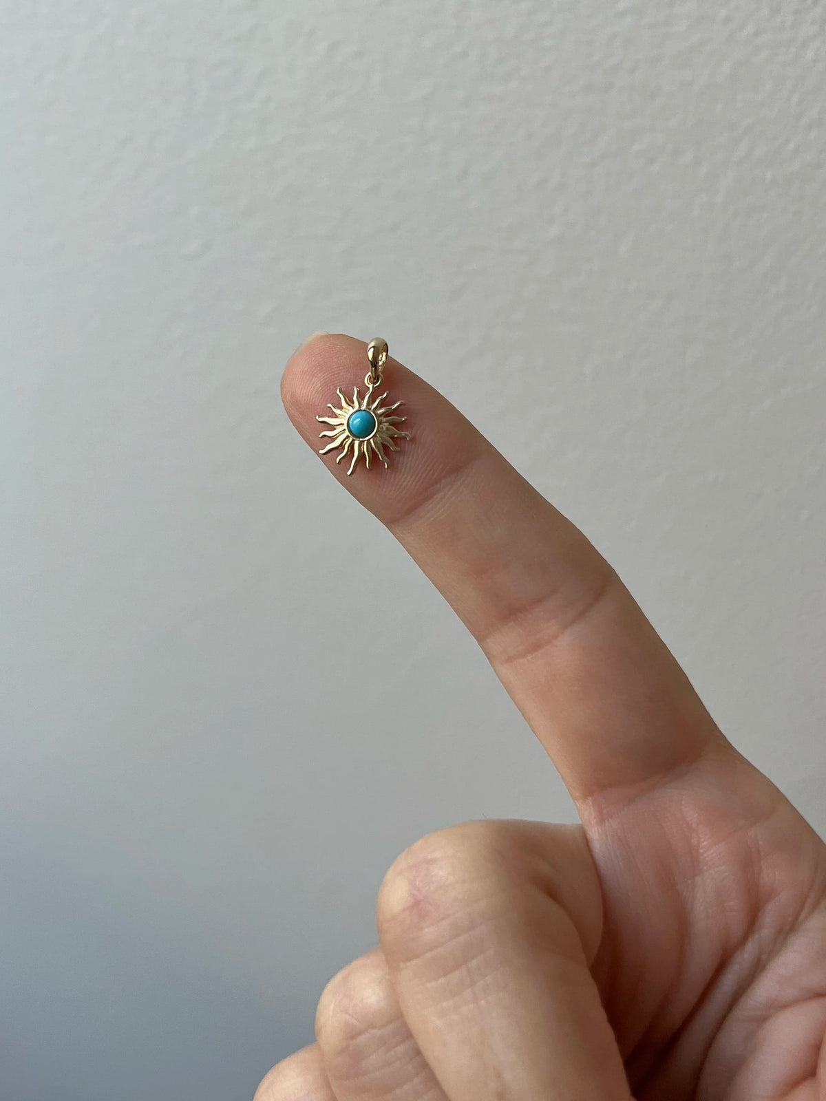 Turquoise Helios Charm