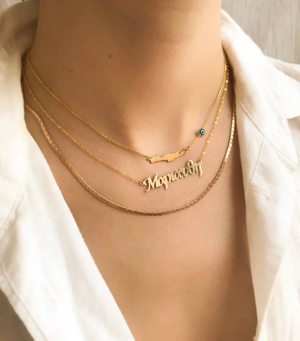 Map Necklace
