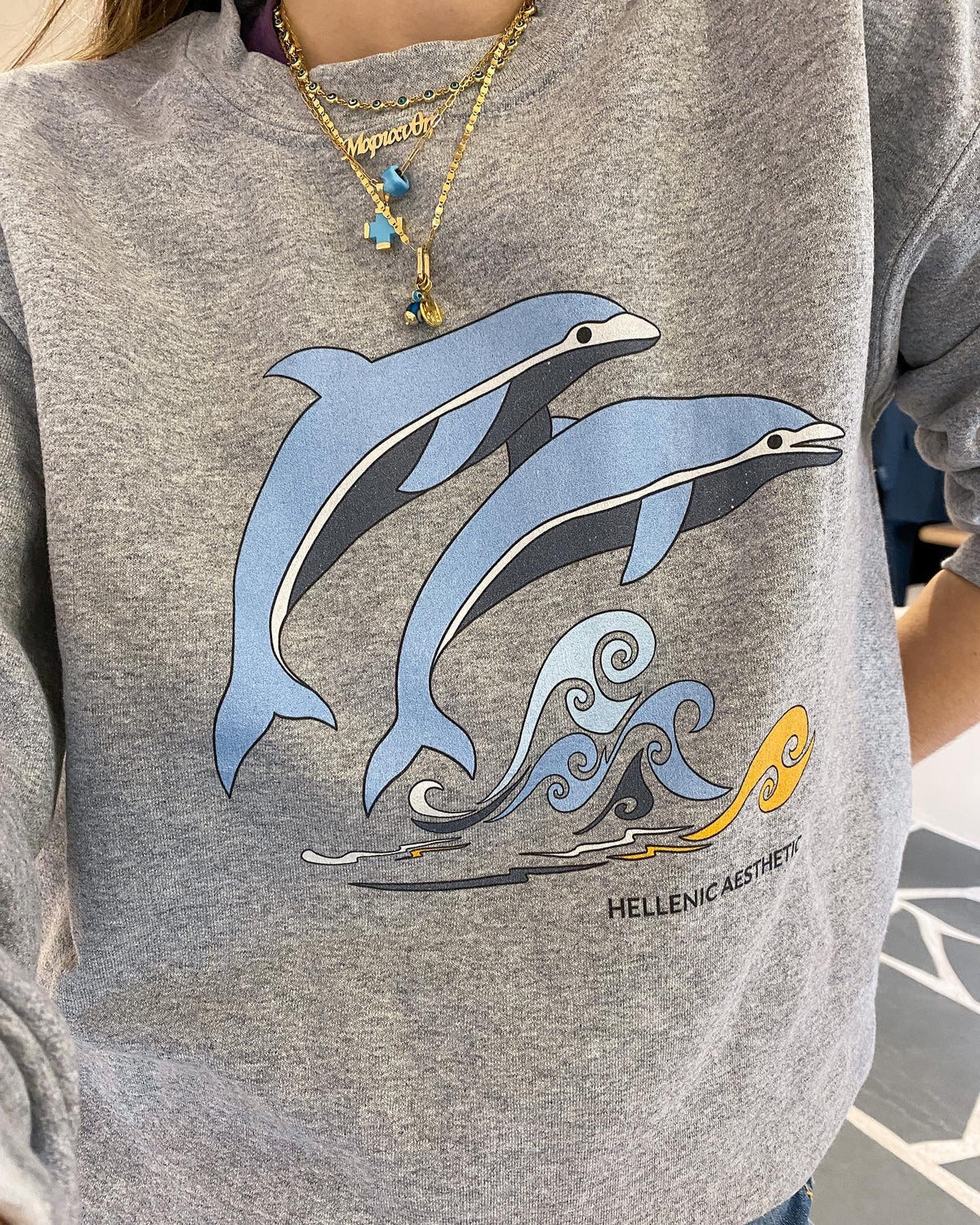 Vintage Inspired Delfini Sweatshirt