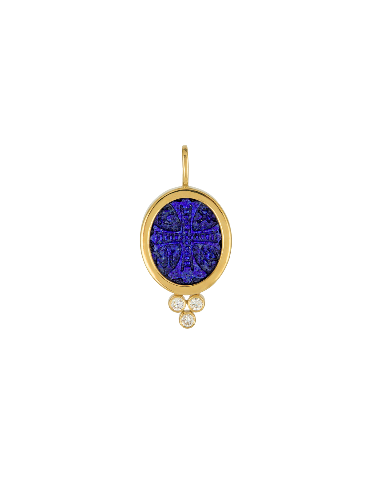 Oval Stone Konstantina Charm - Lapis Lazuli