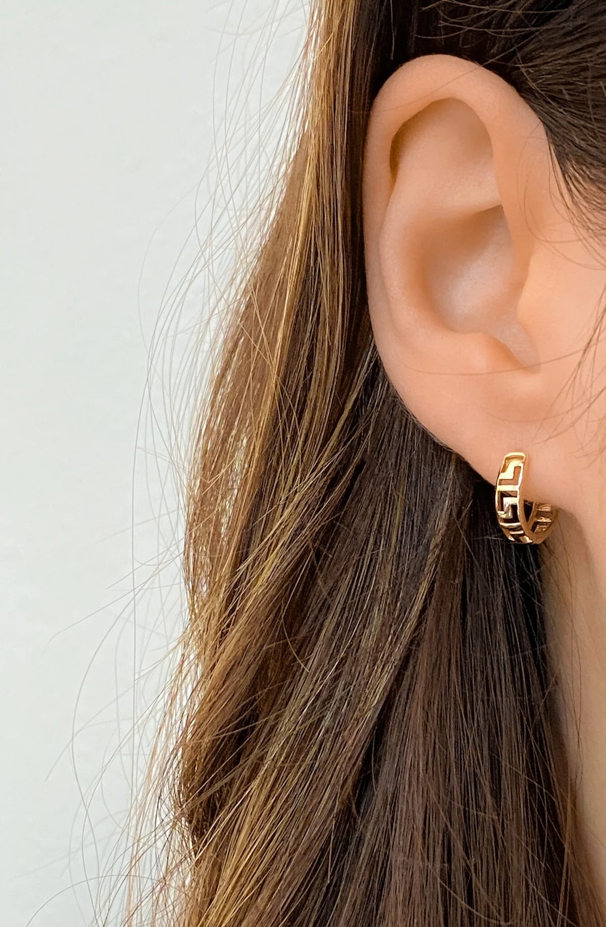 Meandros Mini Hoop Earrings