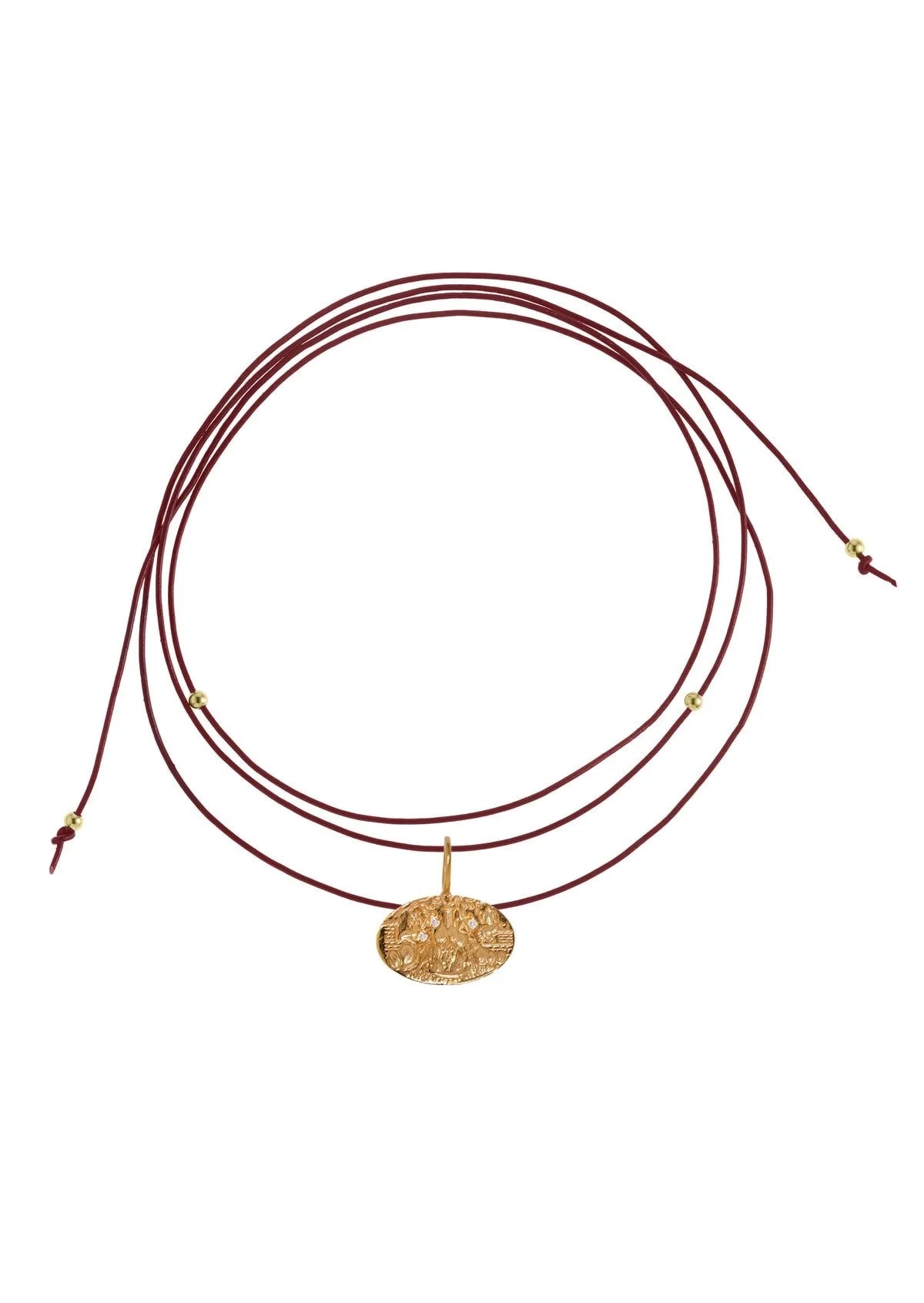 Minoas Sealstone Leather Cord Necklace