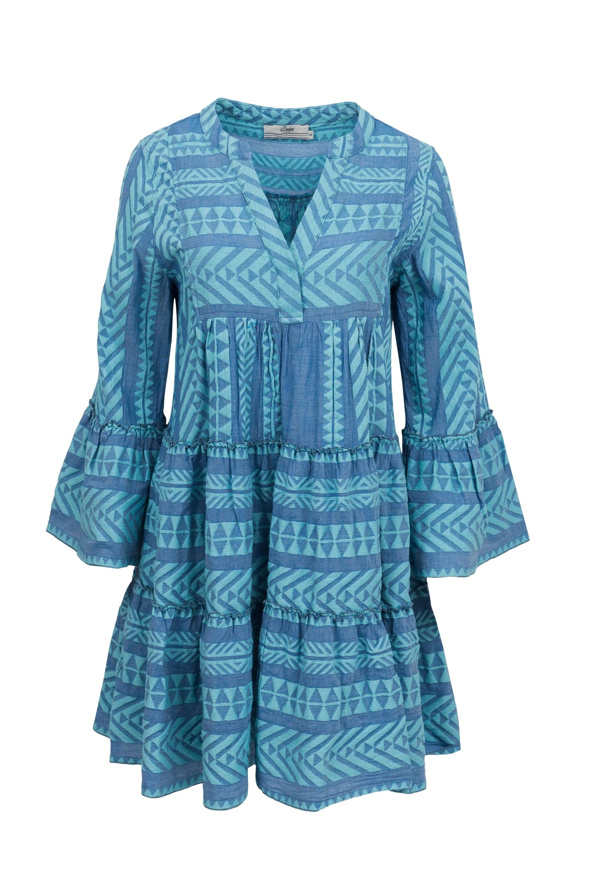 Short Ella Dress - Blues