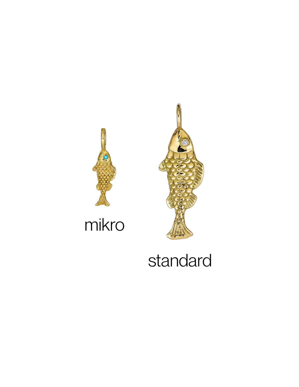 Psari Fish Charm - 2 Sizes