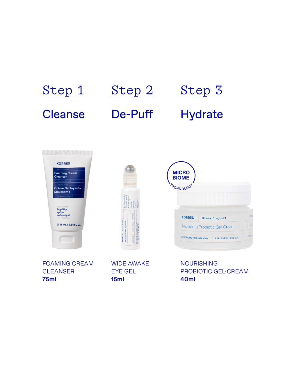 Korres Greek Yoghurt Hydration Boost Trio ($87 Value)