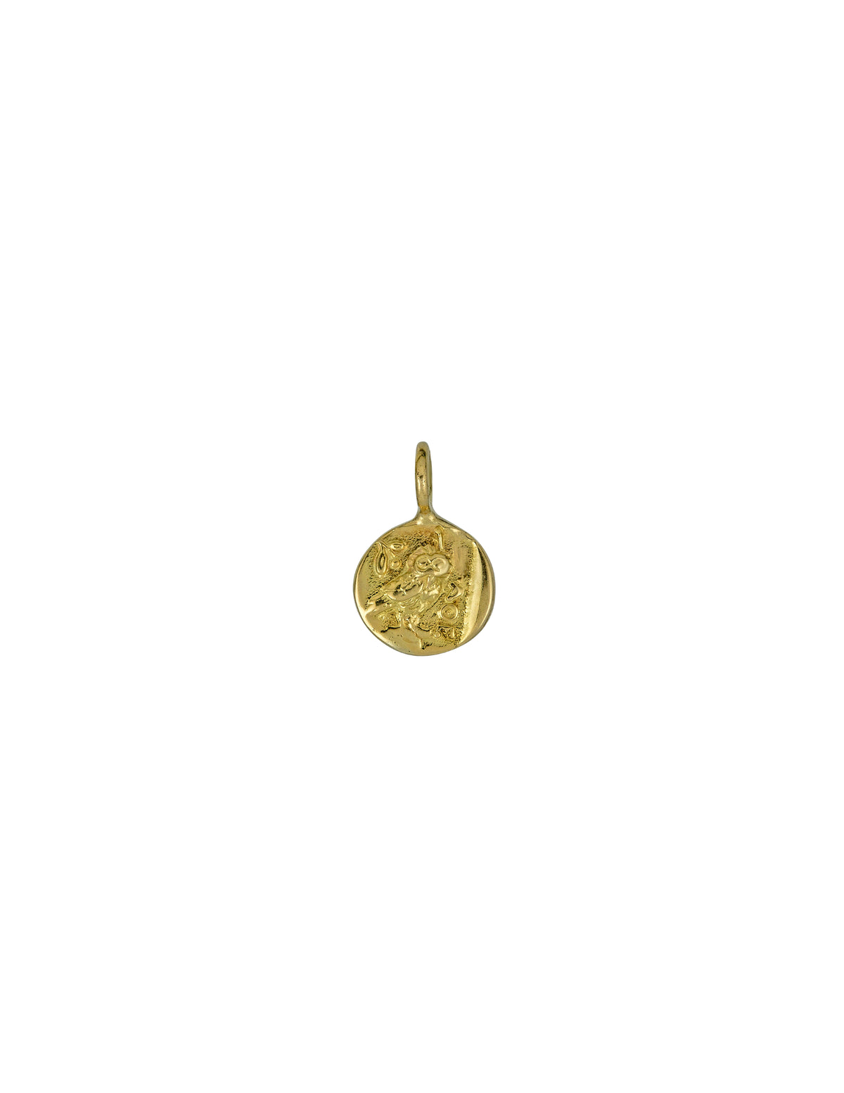Athena Coin Charm