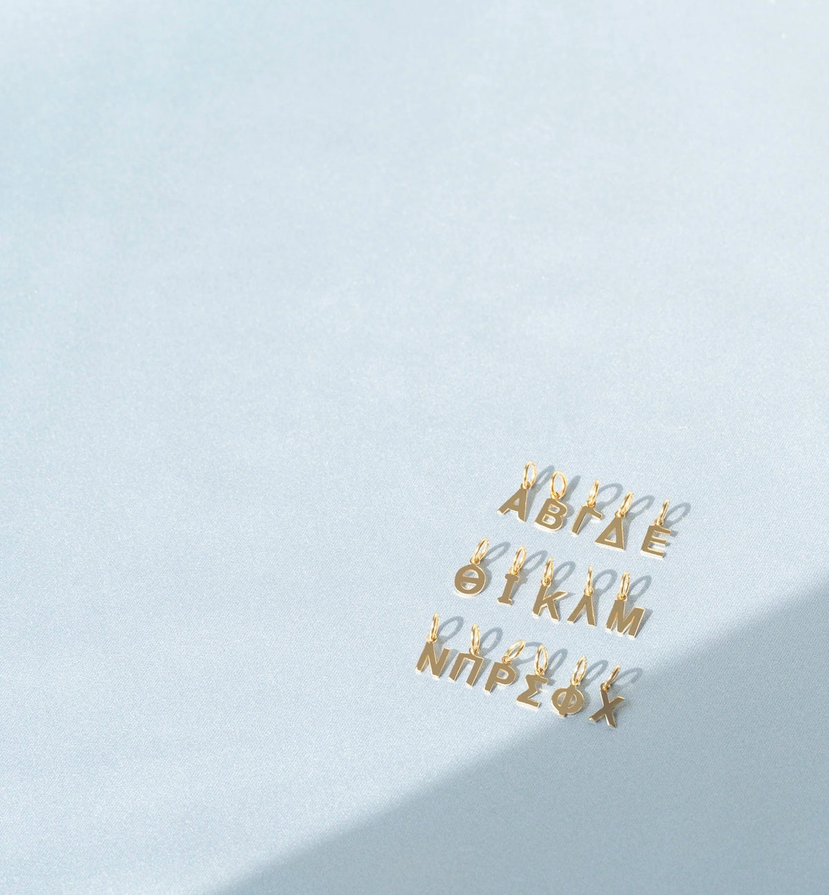 Mikro Greek Alphabet Charms