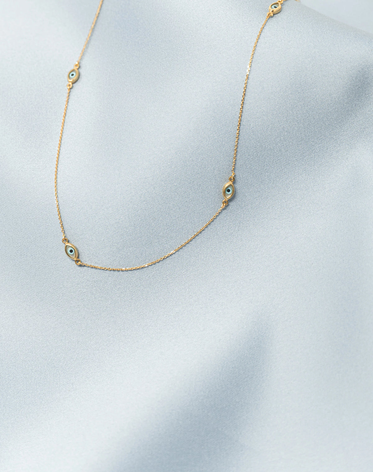 Evil Eye Station Necklace