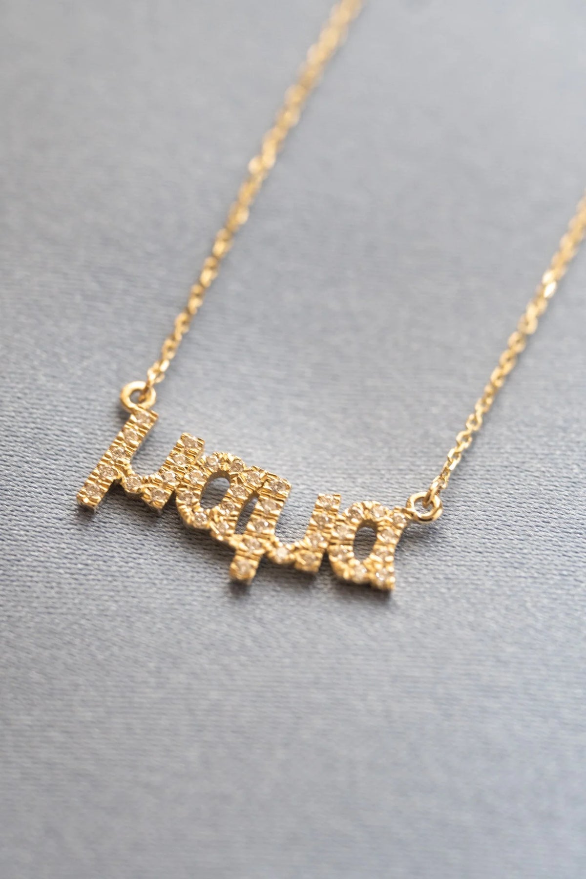 Diamond Mama Necklace with Evil Eye