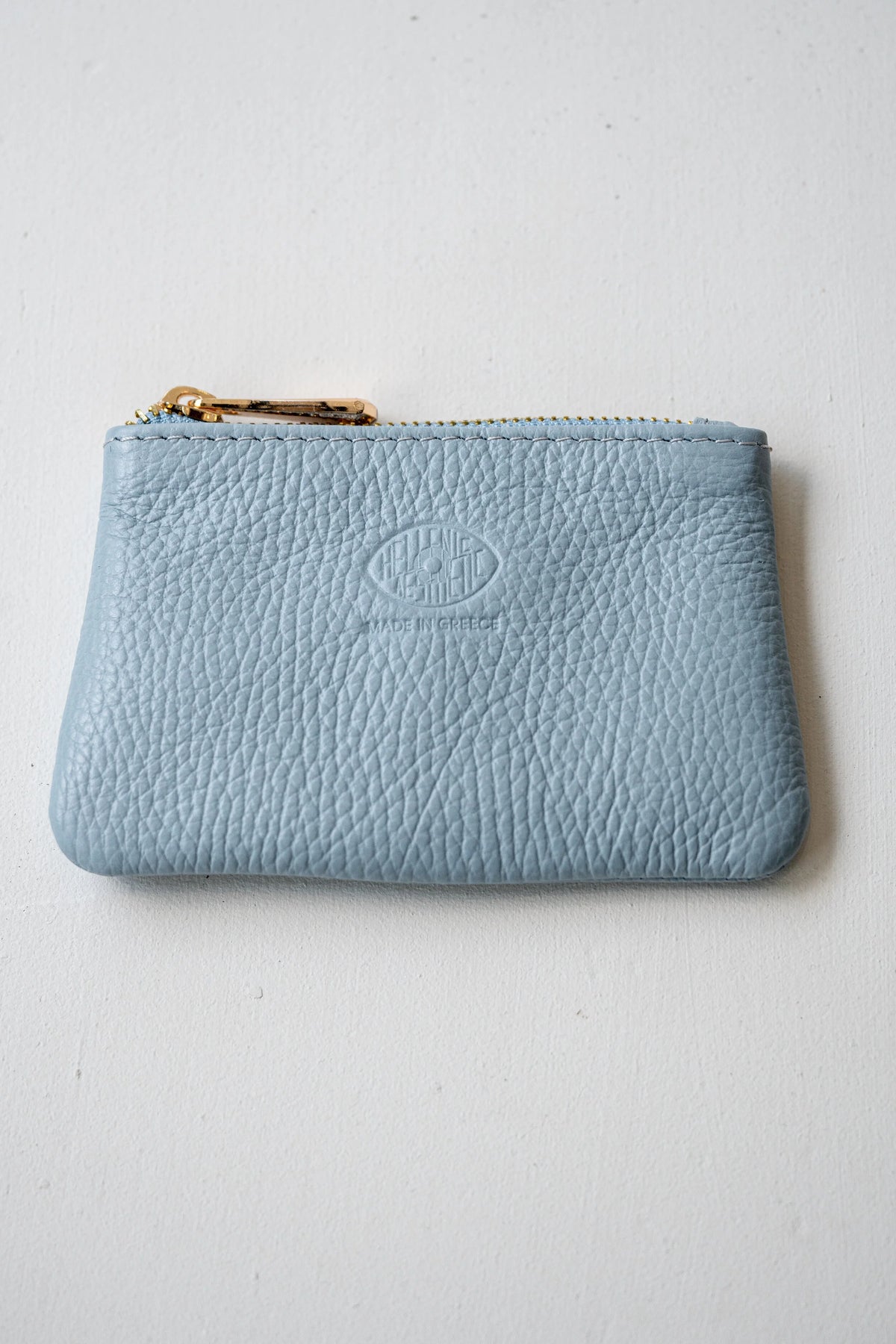 Small Leather Zipper Pouch