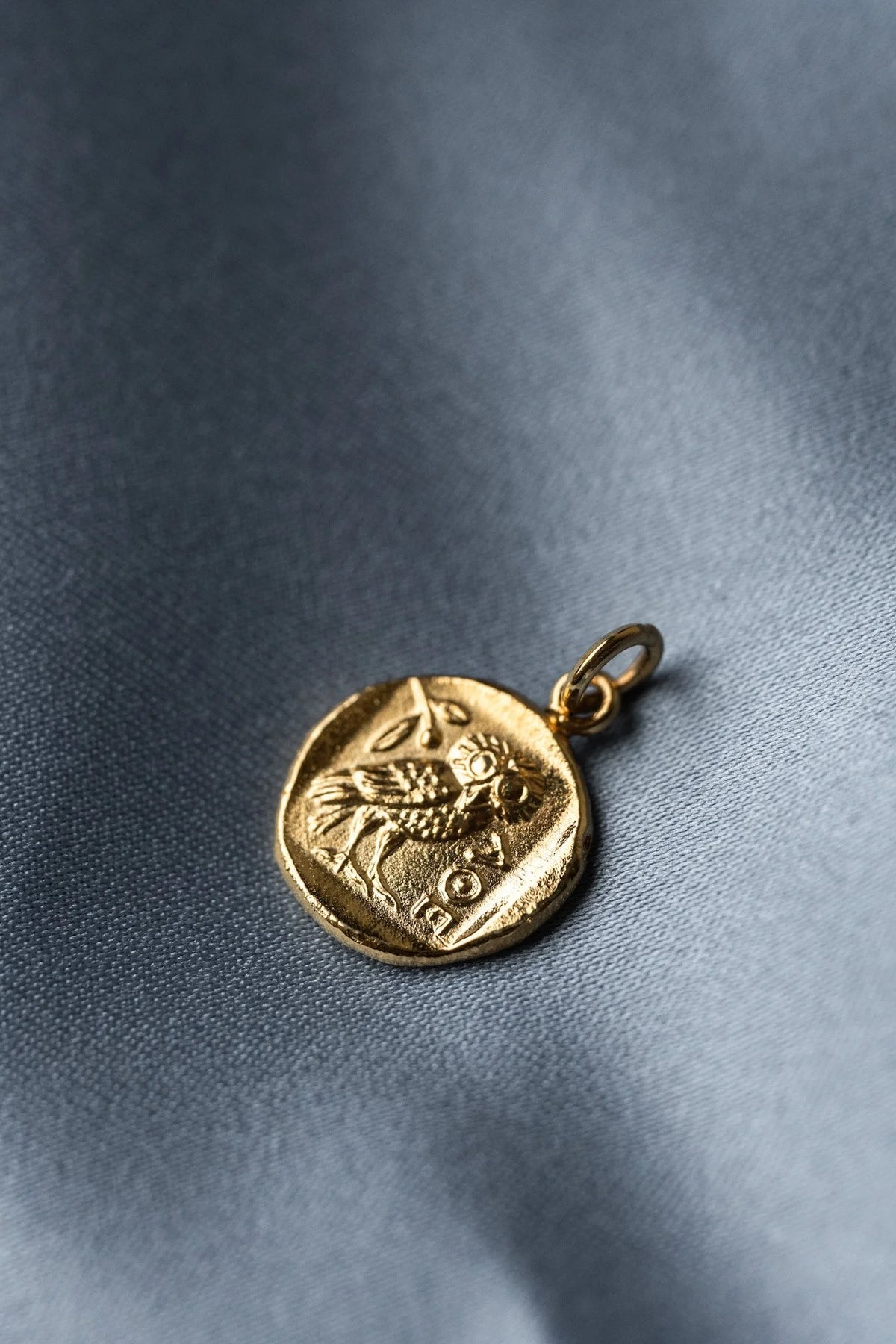 Athena Coin Charm