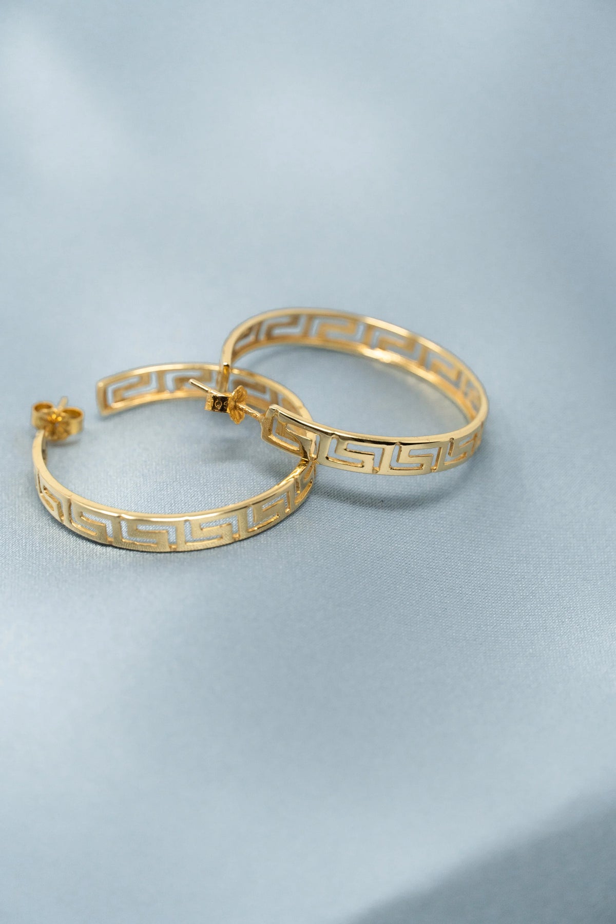 Meandros Large Hoop Earrings