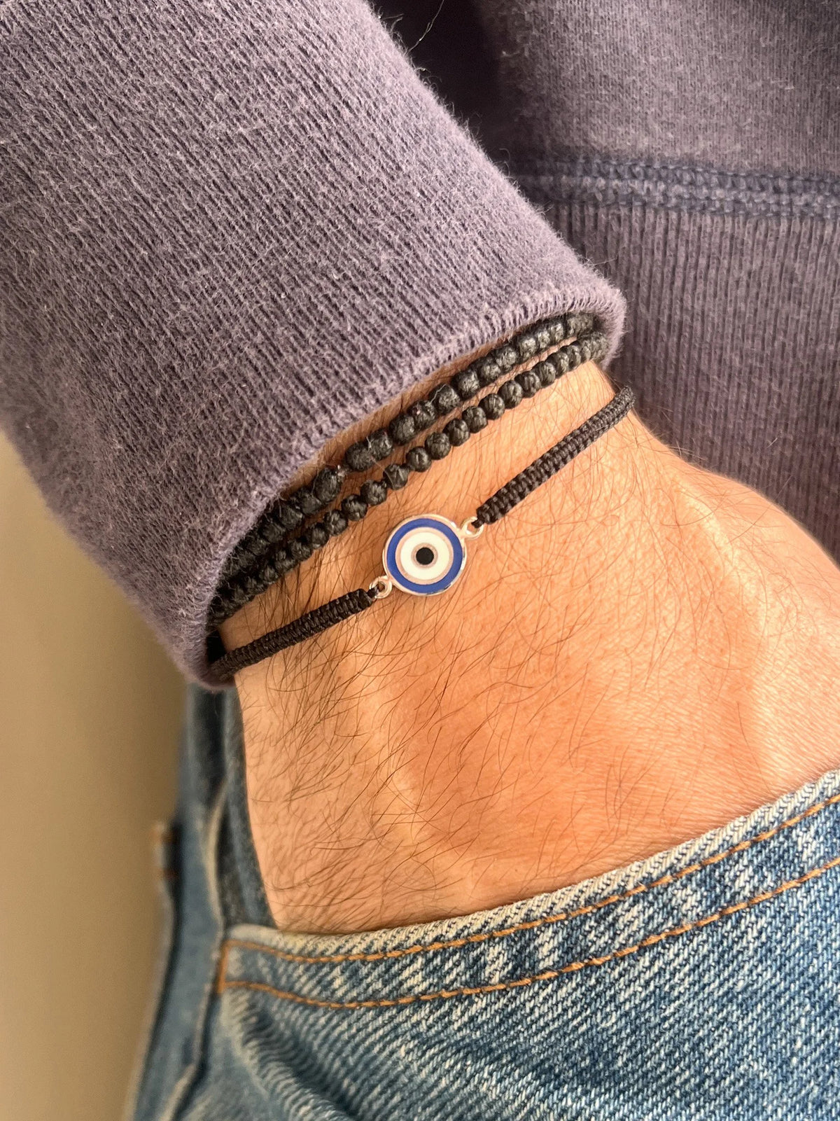 Cyclops Macrame Bracelet