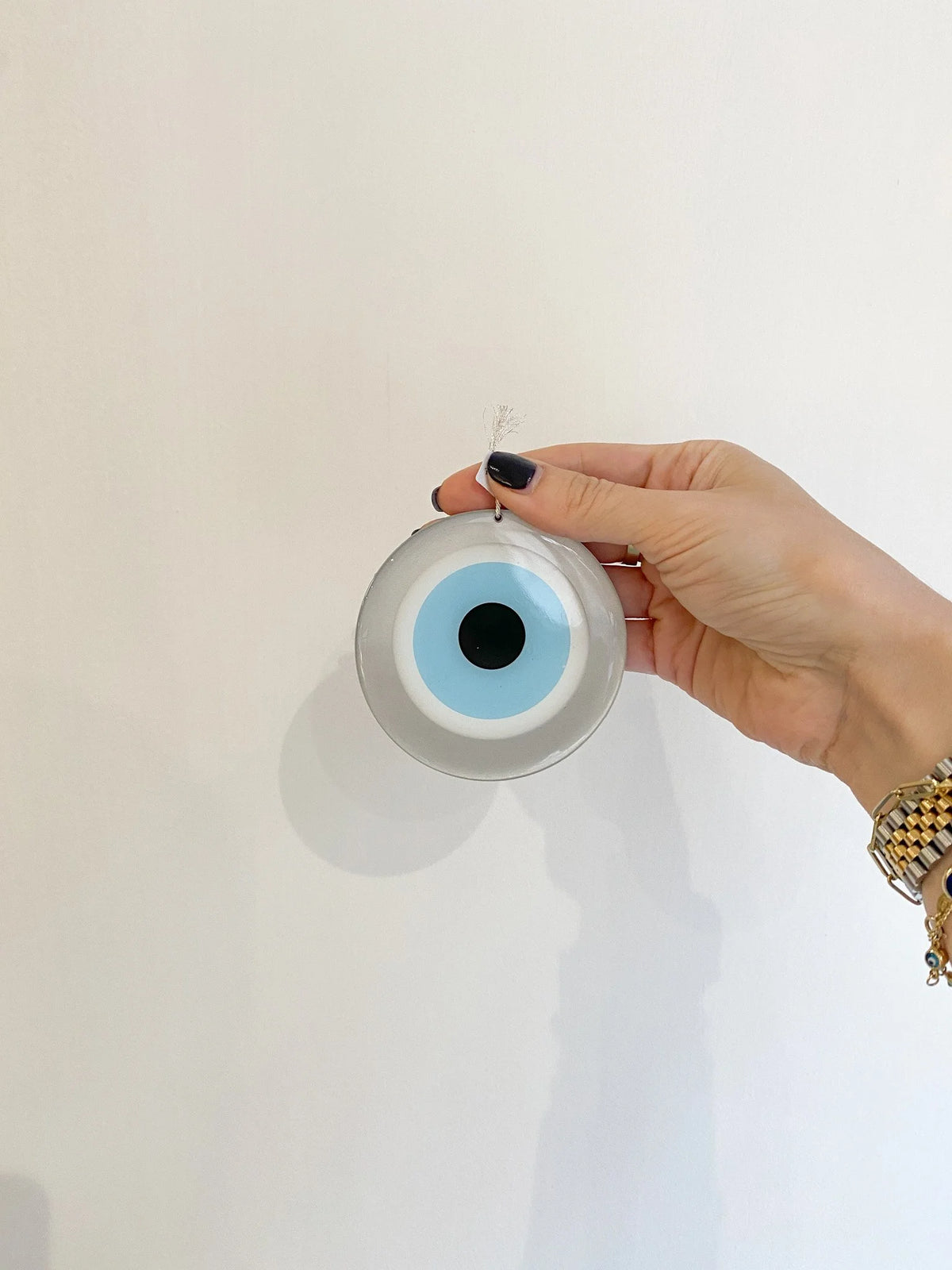 Round Evil Eye Charm - Medium