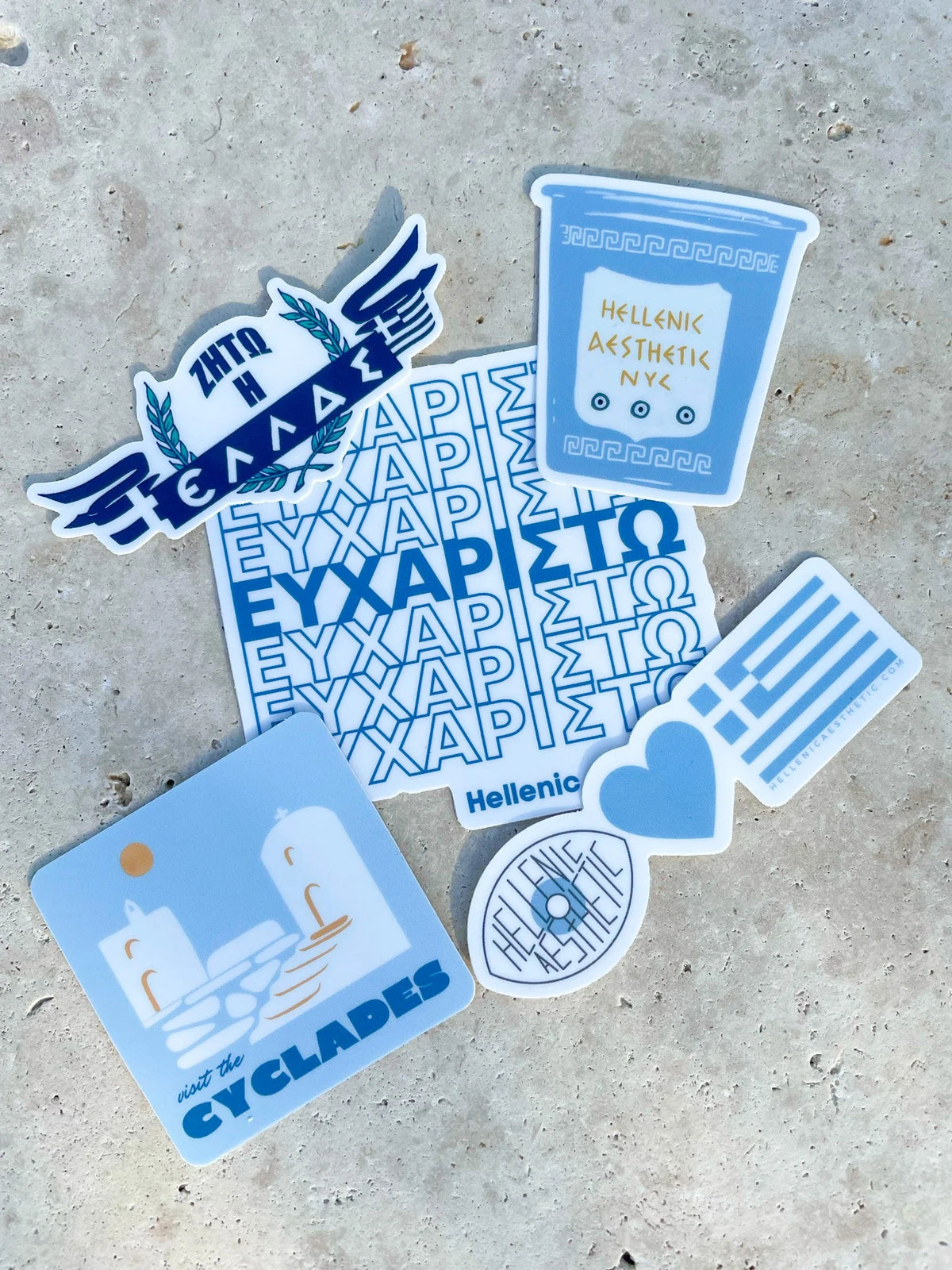 Hellenic Aesthetic Sticker Pack