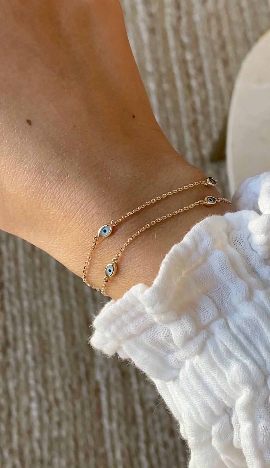 Evil Eye Station Bracelet