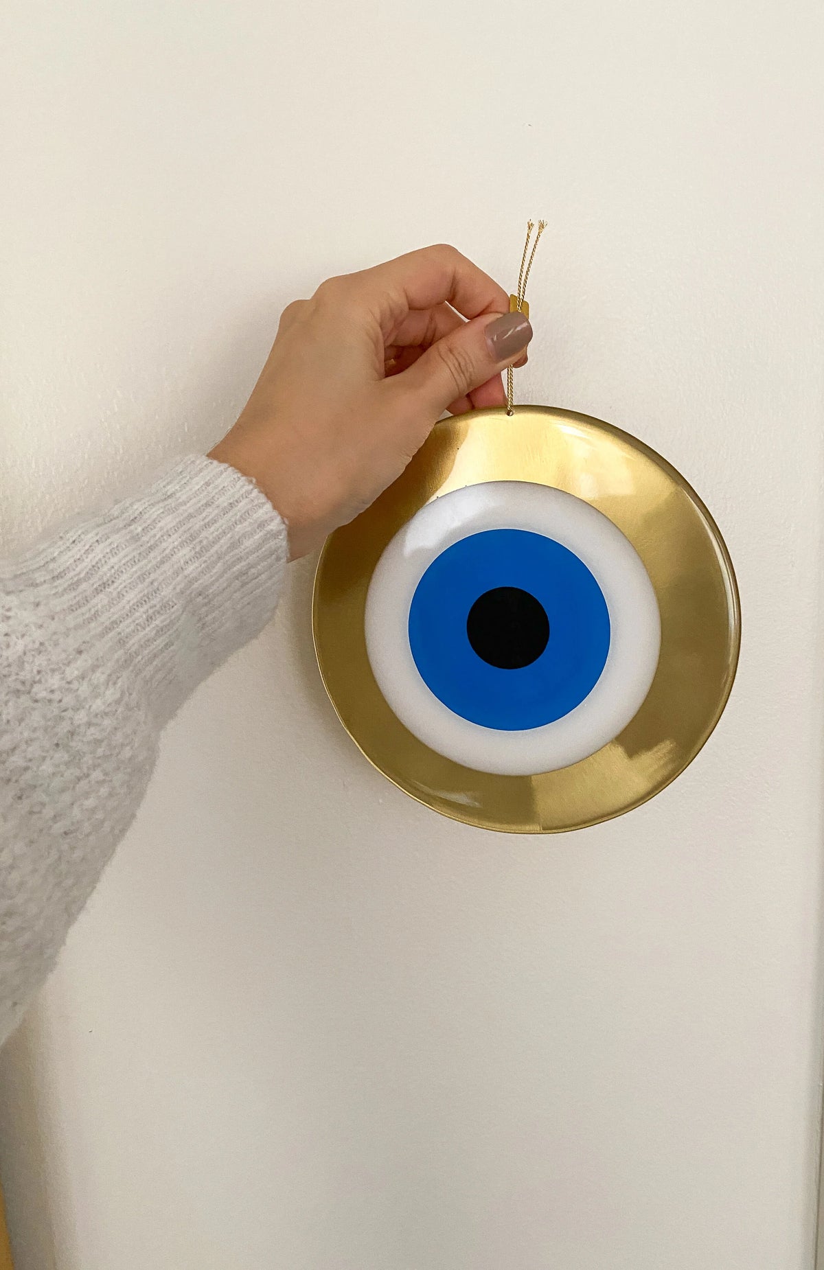 Round Evil Eye Charm - Large