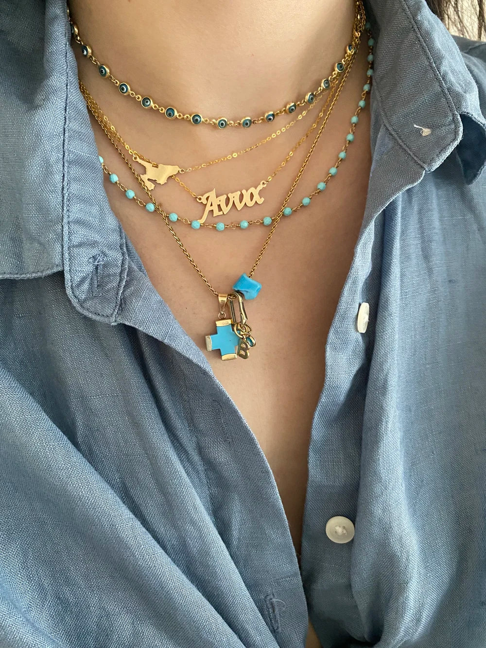 Kalypso Evil Eye Necklace