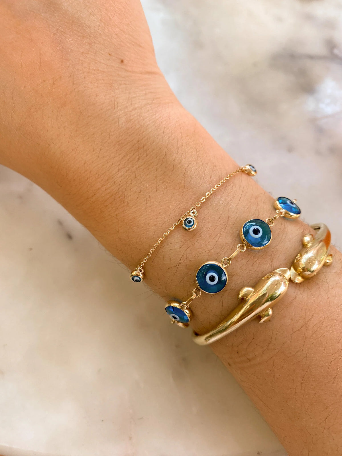 Four Luck Evil Eye Bracelet