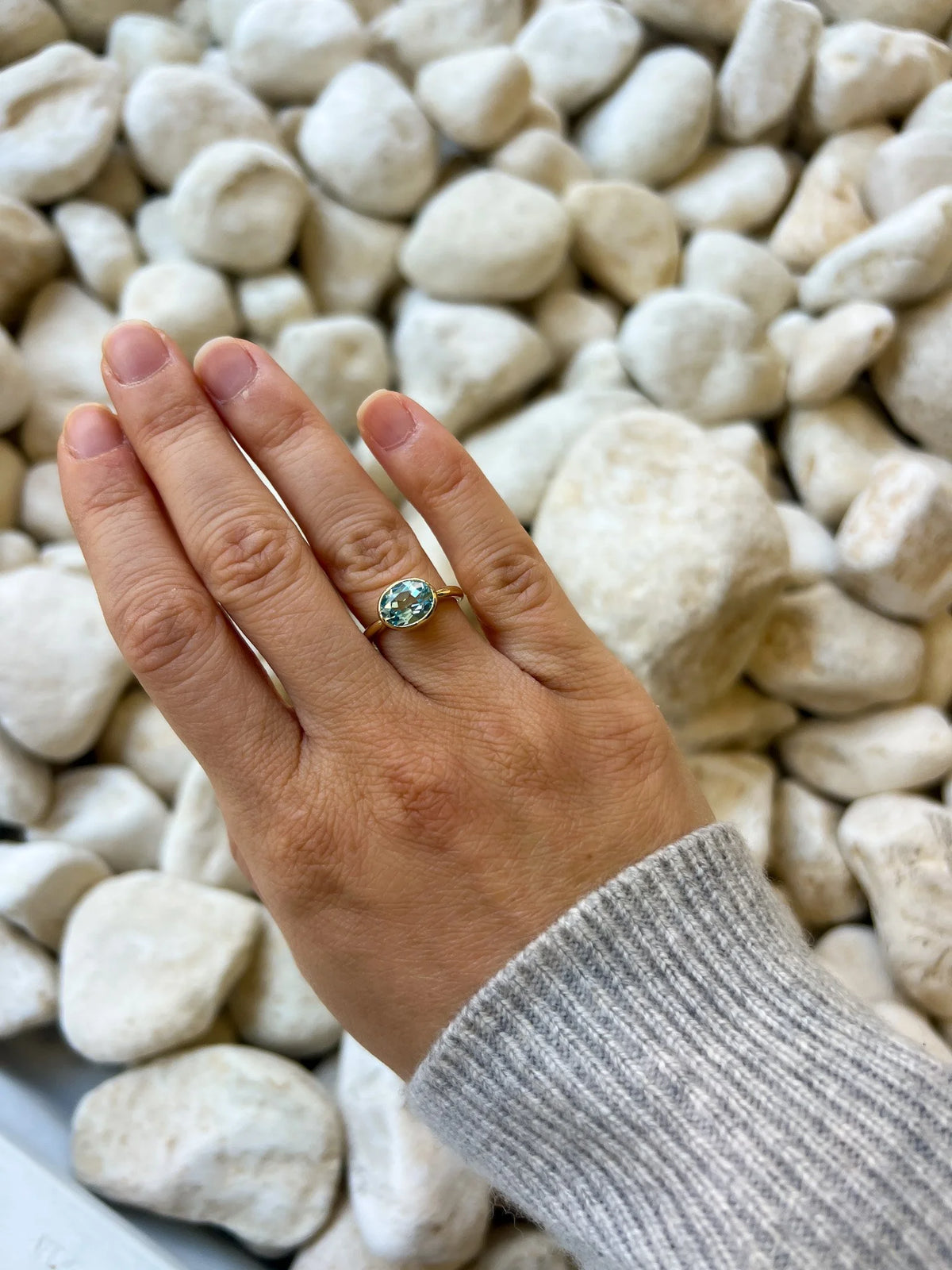 Blue Topaz Anatoli Ring