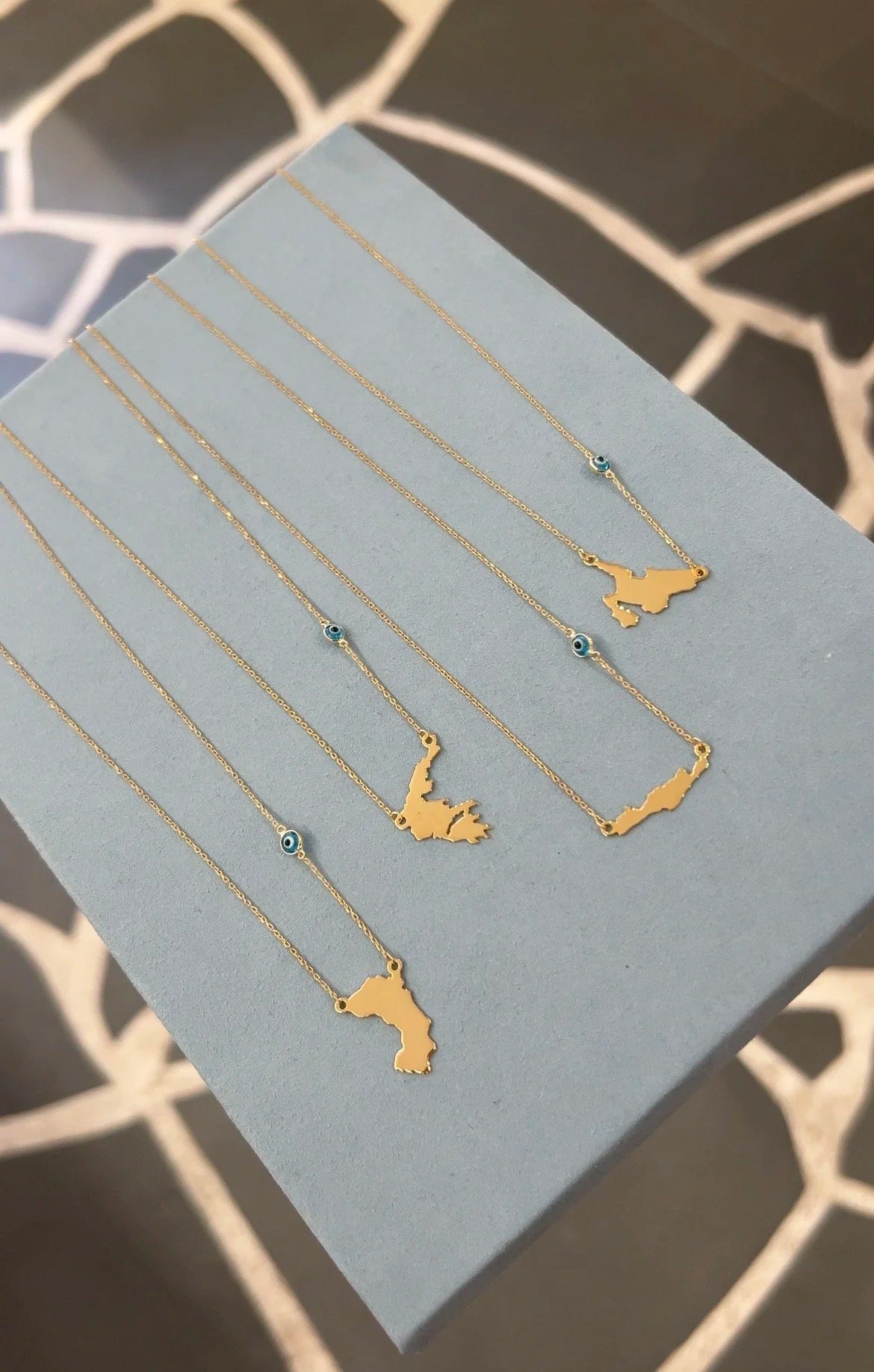 Map Necklace