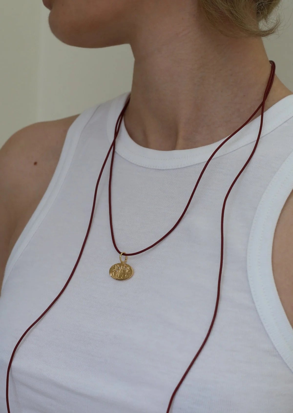 Minoas Sealstone Leather Cord Necklace