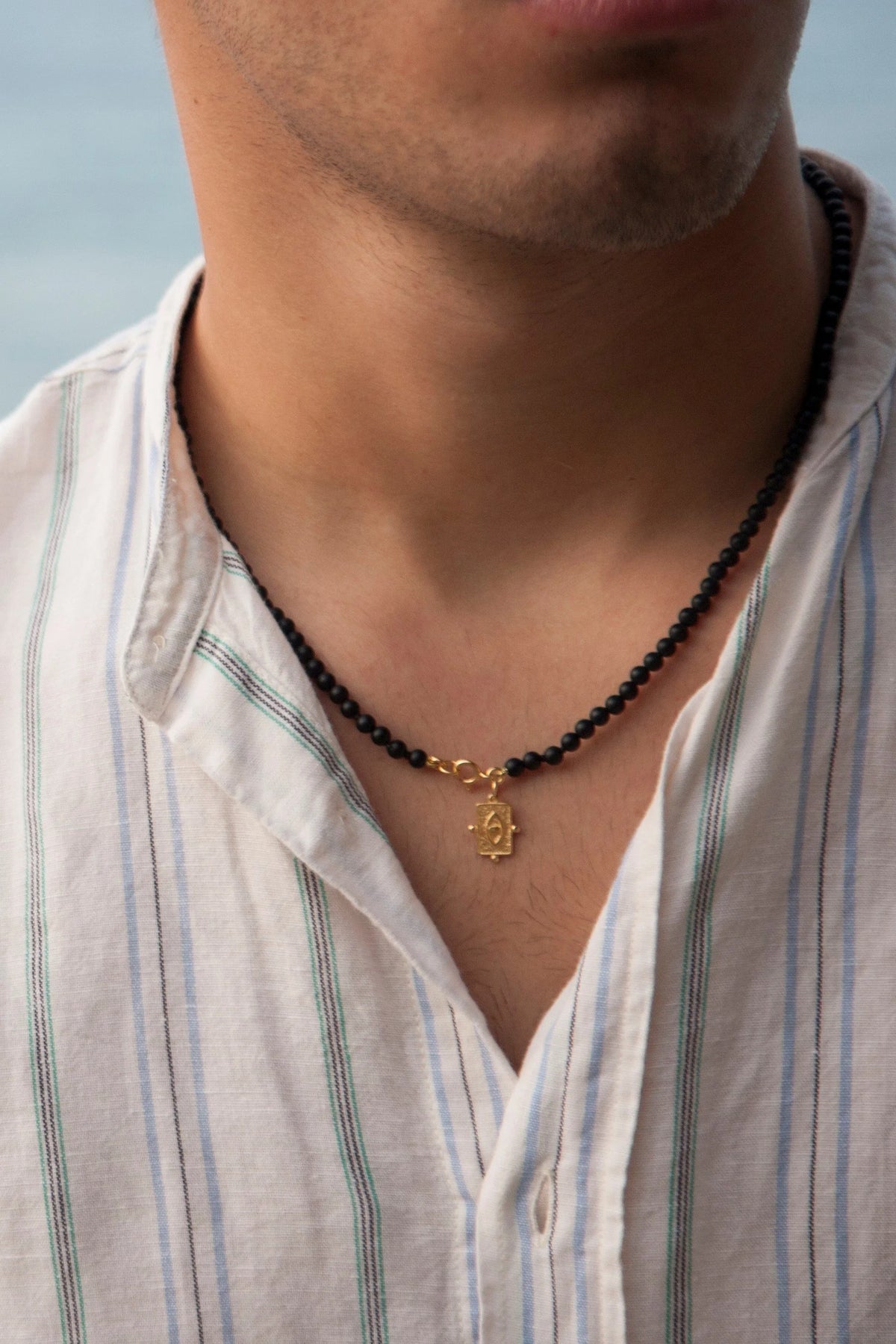 Eye Talisman Necklace - Tiger Eye
