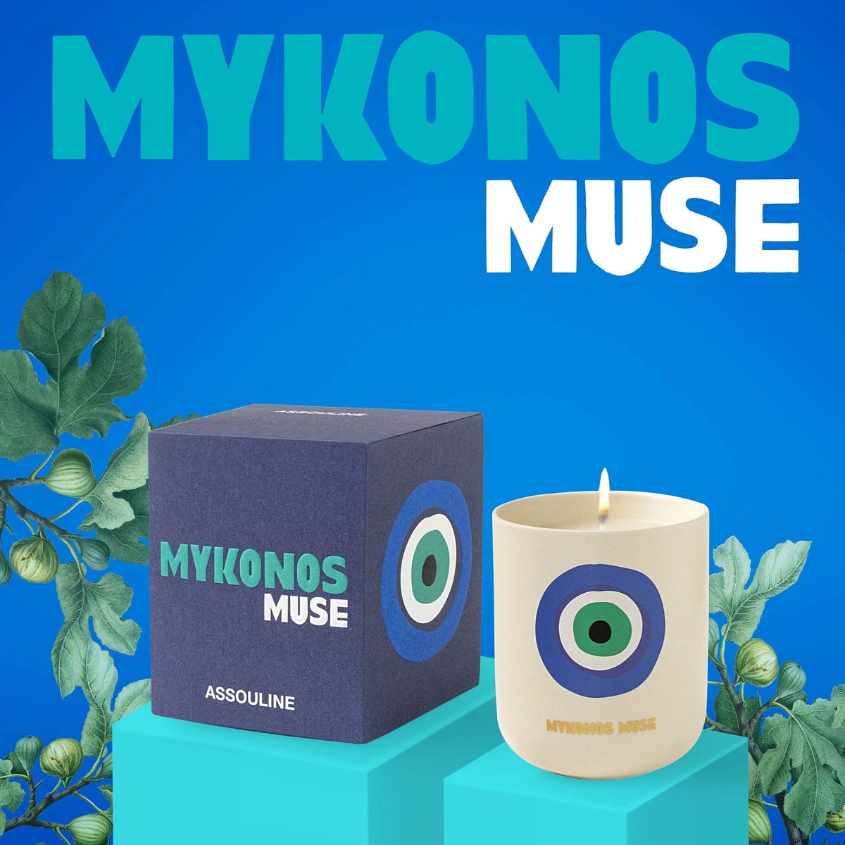 Mykonos Muse - Travel From Home Candle by Assouline
