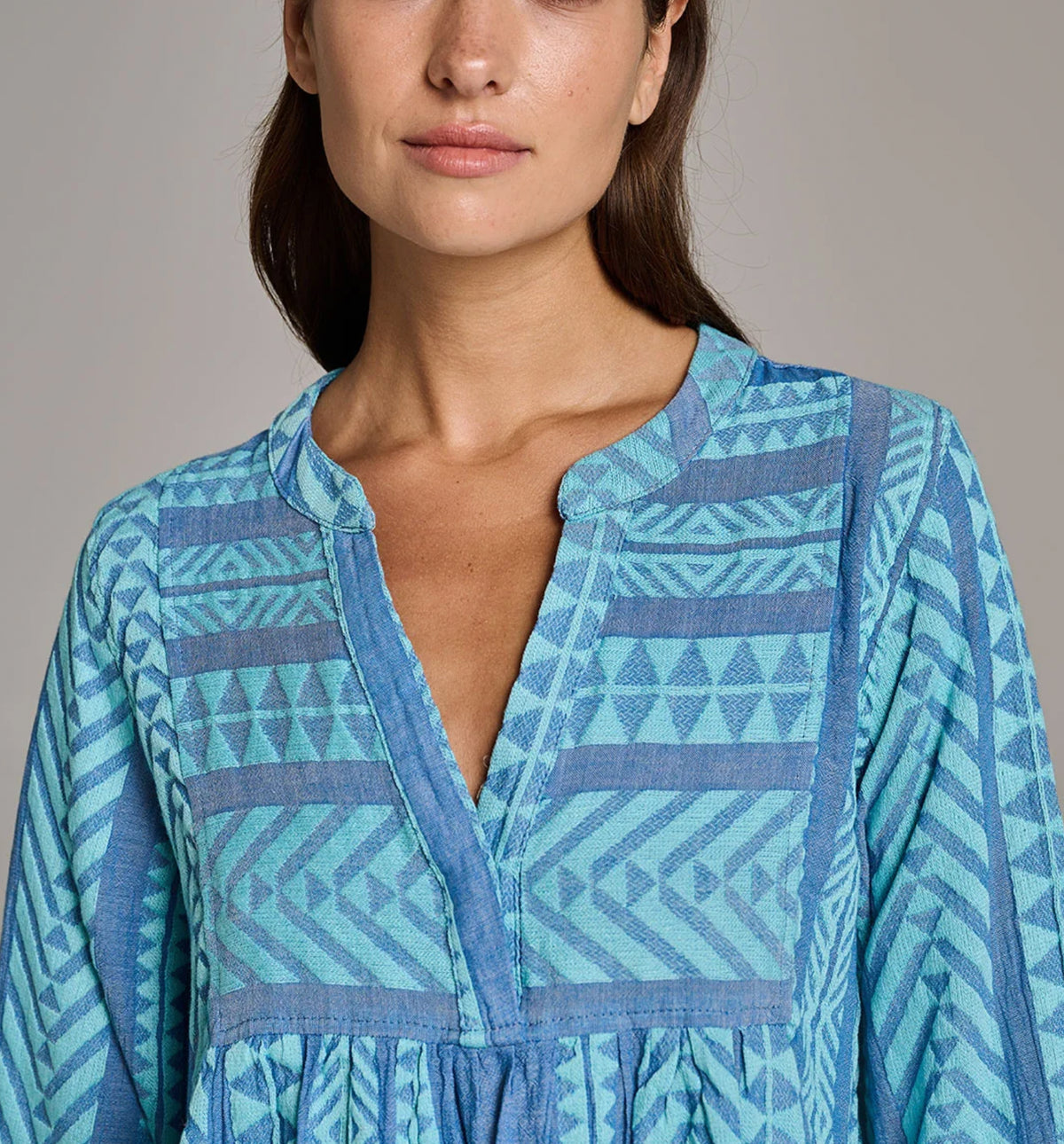 Short Ella Dress - Blues