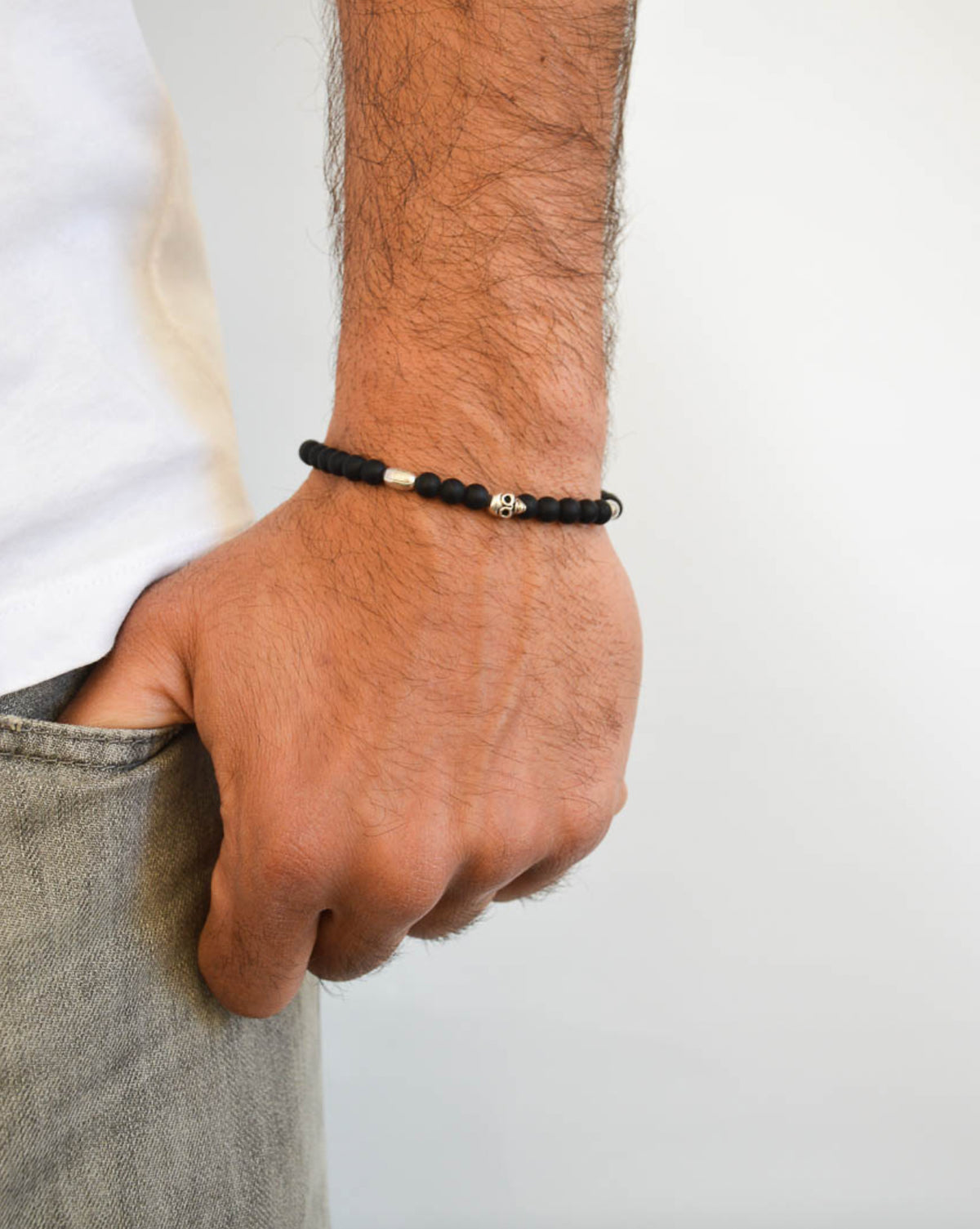 Skull Beaded Bracelet