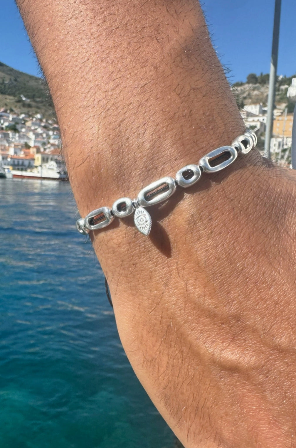 Faith/Evil Eye Bracelet