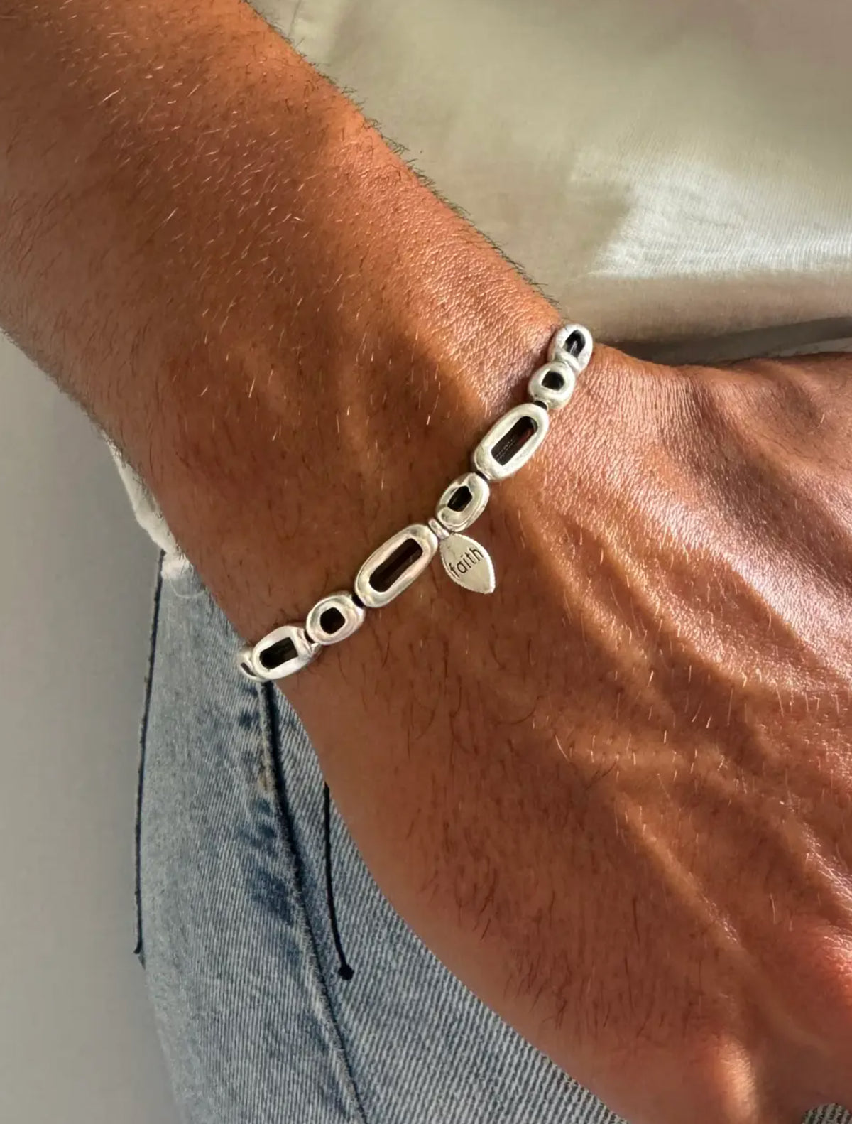 Faith/Evil Eye Bracelet