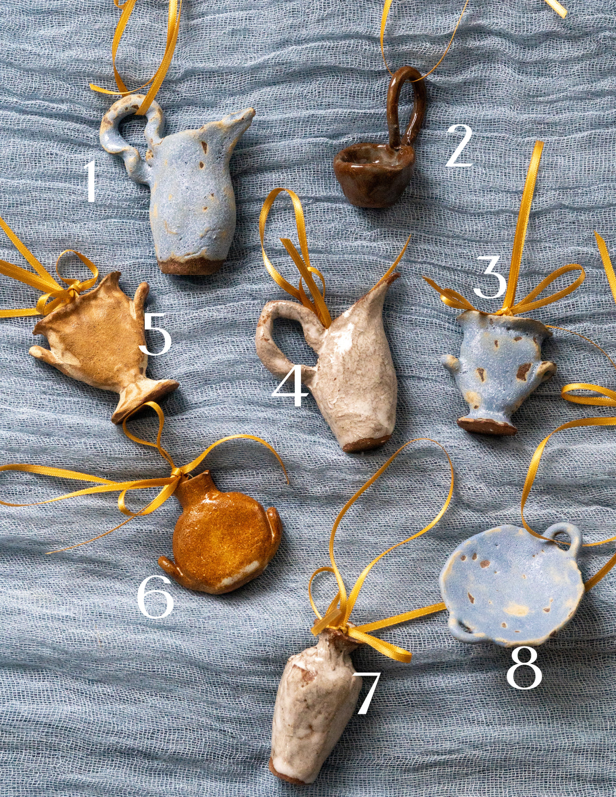 Depy Zepo x Hellenic Aesthetic Cycladic Vessel Ornaments