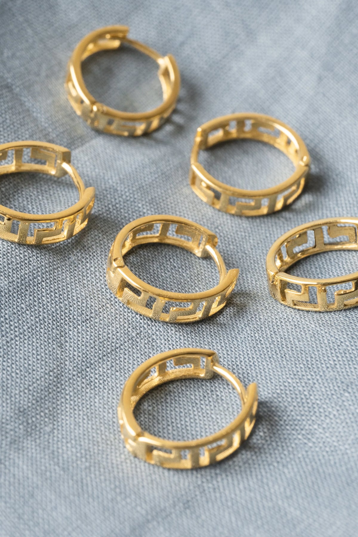 Meandros Mini Hoop Earrings