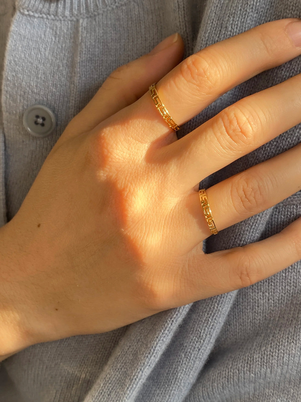 Meandros Skinny Ring