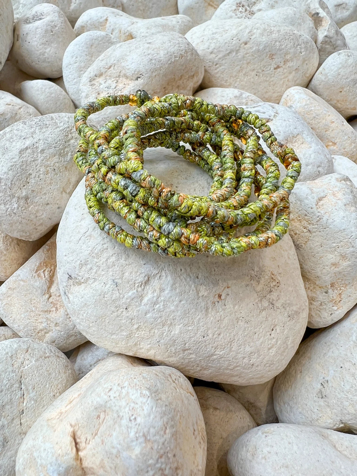 Metallic Komboskini - Orange/Yellow